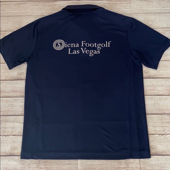 Nike Golf Navy Polo Size Mens Large - Picture 6 of 7